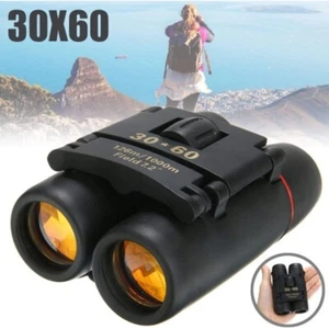 30x60 SAKURA ZOOM MINI BINOCULARS PORTABLE DAY NIGHT VISION TELESCOPES COMPACT - Picture 1 of 16