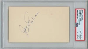 Jean Ratelle Rangers Bruins HOF signed 3x5 Index Card PSA/DNA Slabbed auto - Picture 1 of 1