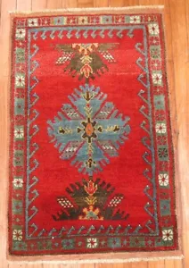 Antique Turkish Yastik Melas Rug Size 2'x3' - Picture 1 of 6