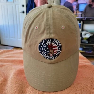 2005 US Open Pinehurst Hat Khaki USGA Golf  Member Hat Embroidered Logo - Bild 1 von 2