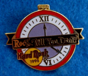 ONLINE EXCLUSIVE 1998 PROTOTYPE POCKET WATCH UNRELEASED RED Hard Rock Cafe PIN - Picture 1 of 1