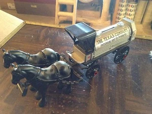 The Texas company petroleum and its products horse drawn ertl diecast bank - Picture 1 of 7