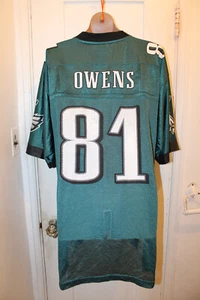 Maglia REEBOK NFL Equipment Philadelphia Eagles Terrell Owens #81 Home Large - Foto 1 di 11