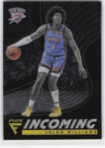 2022 Panini Flux Jalen Williams Incoming RC Rookie Thunder #1 - Foto 1 di 2
