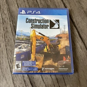 *NEW SEALED* Construction Simulator (PlayStation 4/PS4) Tear In Plastic New - Picture 1 of 4