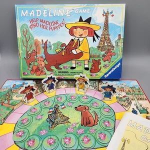 Madeline Game 1992 Vintage Board Game EUC Find Her Puppies Complete - Picture 1 of 19