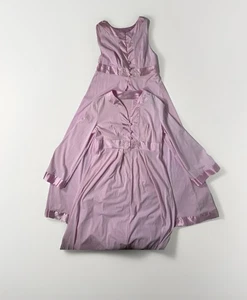 Conjunto de Camisón Peignoir Vintage Gossard Artemisa Talla Mediana M Rosa Bata y Vestido - Imagen 1 de 23