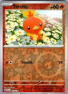 Torchic Reverse Holo 022/159 SV09: Journey Together Common - NM - Picture 1 of 2
