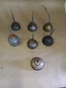 Vintage Lot Of Oil Cans Lot Of 7 - Picture 1 of 8