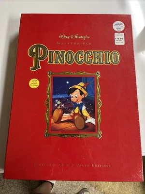 Walt Disney Masterpiece Pinocchio VHS Exclusive Deluxe Video Edition Foto 1 de 4