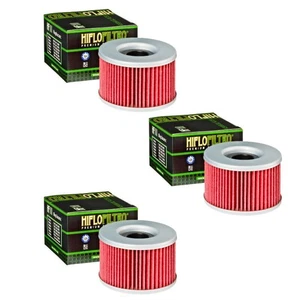 Hiflofiltro HF111 Oil Filter 3 Pack Honda CB250 400 450 CM250 400 450 GL500 650 - Picture 1 of 2
