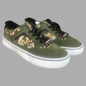 Airwalk Huntington Juvenil Talla 4 Tenis Camuflados Verde Zapatos de Skate Con Cordones Nuevo - Imagen 1 de 5