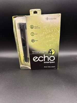 Pluma grabadora de voz Livescribe Echo Smartpen 4 GB con 2 portátiles modelo #APA-00006 Foto 1 de 4