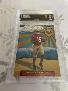 DEEBO SAMUEL S.F. 49ERS 2019 PLAYOFF WAVE ROOKIE RC # 11 GRADED 9 L@@@k - Bild 1 von 2