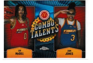 OLIVIA OLSON & K. DUDLEY 2024 TOPPS CHROME MCDONALD'S ALL AMERICAN COMBO TALENTS - Picture 1 of 2