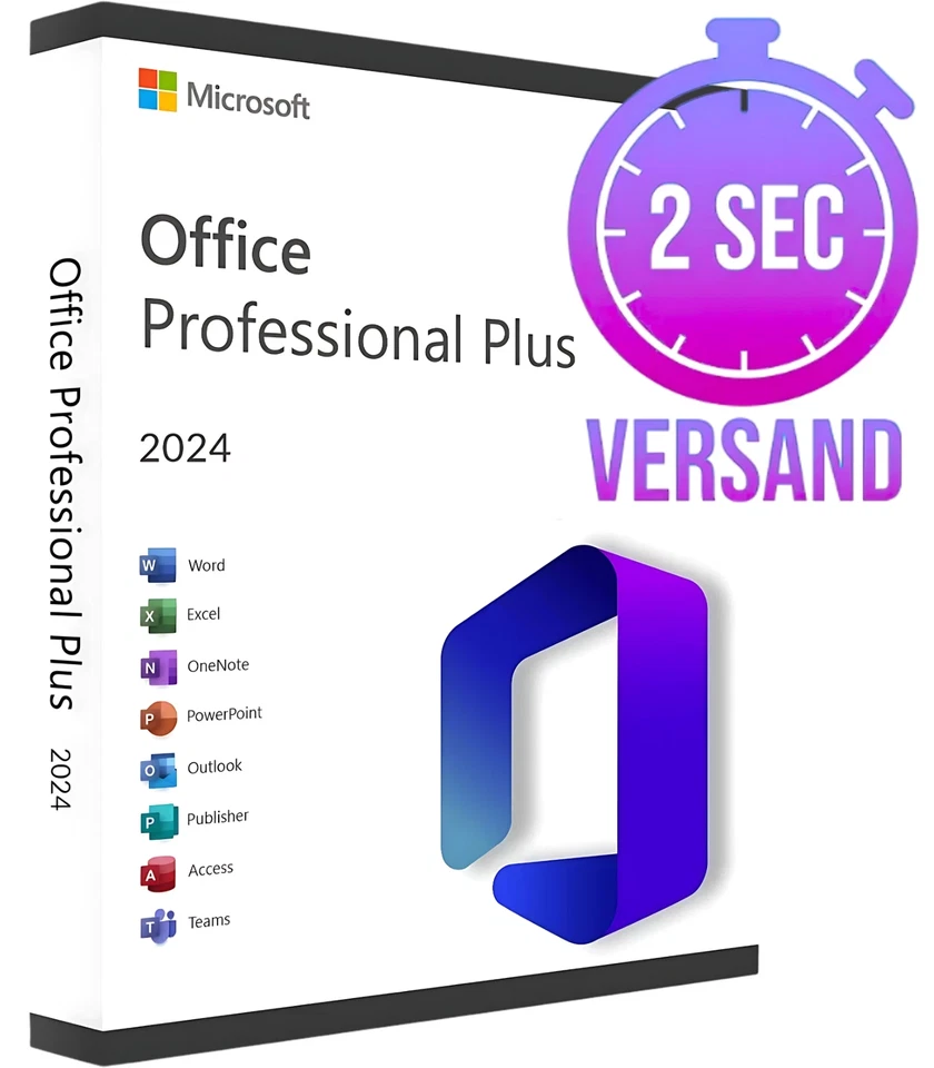 MS Office 2024 Professional Plus - KEIN ABO - SOFORT E-Mail Versand - Bild 1 von 1