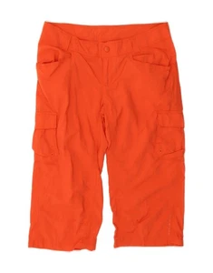 COLUMBIA Womens Straight Cargo Capri Trousers US 4 Small W27 L17 Orange BE12 - Picture 1 of 3