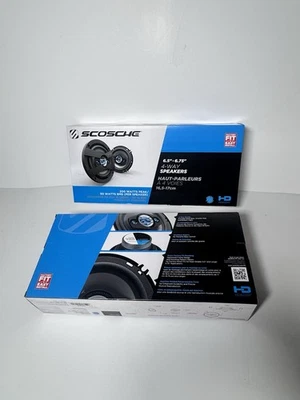 "Lote de 2 altavoces de coche de 4 vías Scosche HD6504F 6,5"" 200 W pico nuevos" Foto 1 de 2