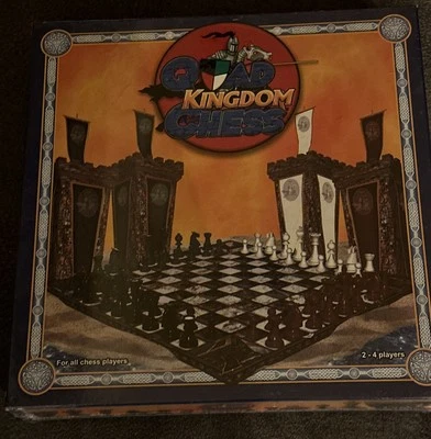 Quad Kingdom Chess The Ultimate 4 Player Chess Game Variant 2005 New Sealed - Image 1 of 2