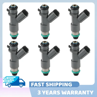 6x inyector de combustible 16450-R70-A01 para Acura MDX 3,7 L 2008 2009 2010 2011 2012 2013 Foto 1 de 4