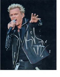 Billy Idol singer 8"x10" Signed Autograph Photo - Picture 1 of 1
