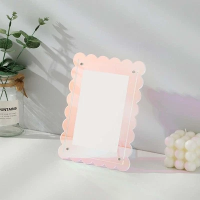 Neon Acrylic Floating Display 7 Inch Picture Frame for Photo Desk or Wall - Image 1 of 4