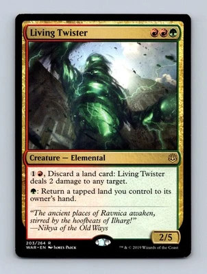 Living Twister Commander: Zendikar Rising Non-Foil MTG NM - Image 1 of 2