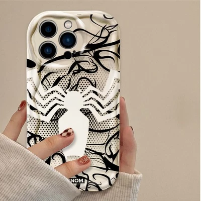 Cool Spider Case For Various Phone Cute Cream Personality ShockProof Phone Cover - Image 1 of 4