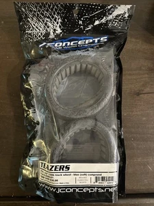 JConcepts Teazers 4.0" 1/8 Off-Road Truggy Tires (Blue) (2) - JCO4080-01 - NEW - Picture 1 of 5