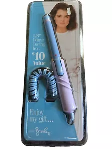 Ferro arricciacapelli vintage NOS 1987 Brooke Shields & Co. deluxe 5/8” anni 80 nuovo in confezione - Foto 1 di 3