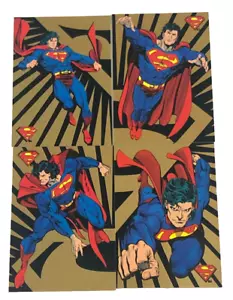 The Return of Superman SP1 bis SP4 Goldfolienkarten 1993 Neuwertig - Bild 1 von 6