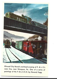 ELWOOD CITY BRANCH CROSSING P&LE's MAIN LINE~WAMPUM,PA - Picture 1 of 1