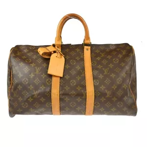 LOUIS VUITTON KEEPALL 45 DUFFLE HANDBAG MONOGRAM M41428 VI8907 XX30454 - Picture 1 of 9