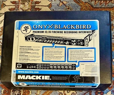  Onyx Blackbird Premium 16x16 FireWire Recording Interface Mackie  - Image 1 of 4