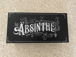Black Absinthe Playing Cards Ellusionist Empty Storage Deck Box - Picture 1 of 9