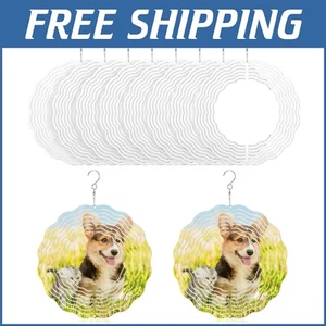 Anpassbare 12" Aluminium Wind Spinner, 6er Pack für drinnen & draußen - Bild 1 von 8