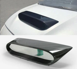 Raised Dry Real Carbon Fiber Hood Vent Scoop For 2010-13 Mazda MazdaSpeed 3 MPS - Imagen 1 de 8
