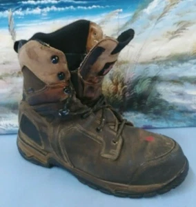 Botas de trabajo Red Wing para hombre 10,5 M de cuero marrón punta de acero con punta de acero - Imagen 1 de 12