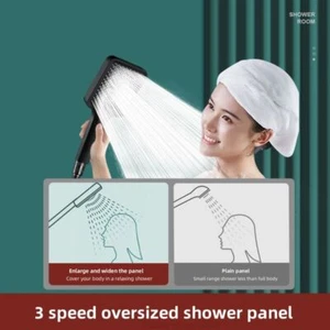 Big Panel Shower Spray Nozzle Large Flow Showerhead Shower Tool - Picture 1 of 15