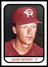 1981 TCMA Minor League Mark Rothey Cedar Rapids Reds #7