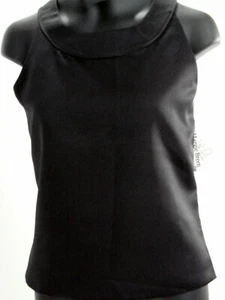 Maggie Breen Too Top Girls 7 Black Satin Band Collar Sleeveless Party Formal USA - Picture 1 of 4
