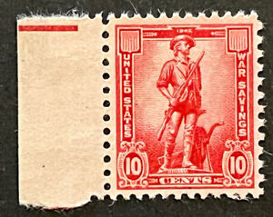 Timbres de voyage : timbres américains Scott #WS7 - 10 cents timbre d'épargne de guerre comme neuf neuf neuf dans son emballage d'origine