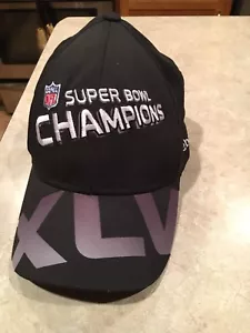 Reebok NFL On Field Super Bowl XLV Champions Flex Hat Cap OSFA ERROR! NO GBPlogo - Picture 1 of 4