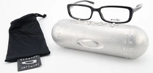 OAKLEY Brille OX1061-01 50-16 134 Black Square Optic + Pouch and Metal Case - Bild 1 von 13