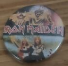 Vintage Iron Maiden Rock N Roll Music Band Pin Original Vintage Badge