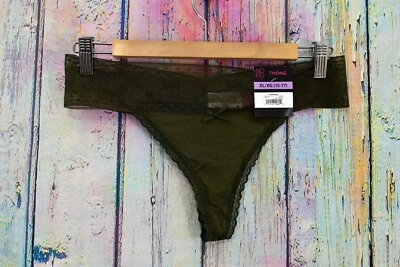 Mujer Sin Límites Micro Tanga XL - XXXL Verde Bragas Ropa Interior NUEVO CON ETIQUETA Foto 1 de 4