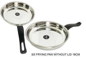 Edelstahl Bratpfanne 18 cm mit Stay Cool Griff. - Bild 1 von 1