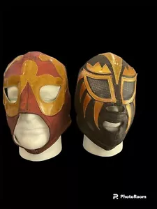Pro Grade Wrestling Maske Mascara Professional De Lucha Libre. Arm aus Gold und Gold - Bild 1 von 6