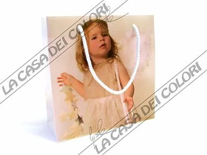 SACCHETTO IN PLASTICA - 20xH20cm FONDO 7 cm - 1 PEZZO - BORSA - SHOPPER - Picture 1 of 1