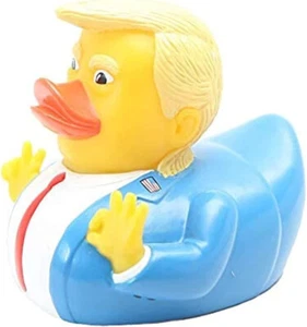 DONALD TRUMP Rubber Duck Baby Bath Toys Red Tie BRAND NEW EXPEDITED SHIPPING - Picture 1 of 1